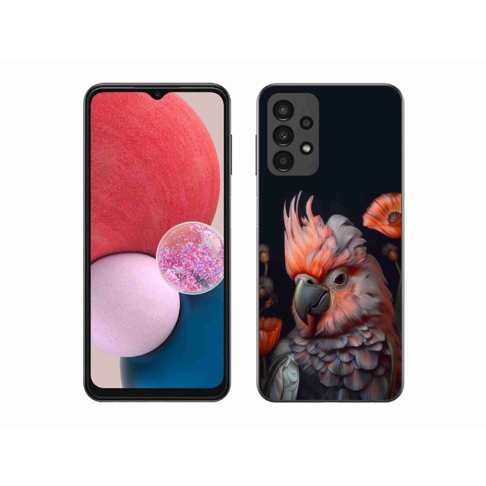 Gelový kryt mmCase na Samsung Galaxy A13 - papoušek kakadu v barvách