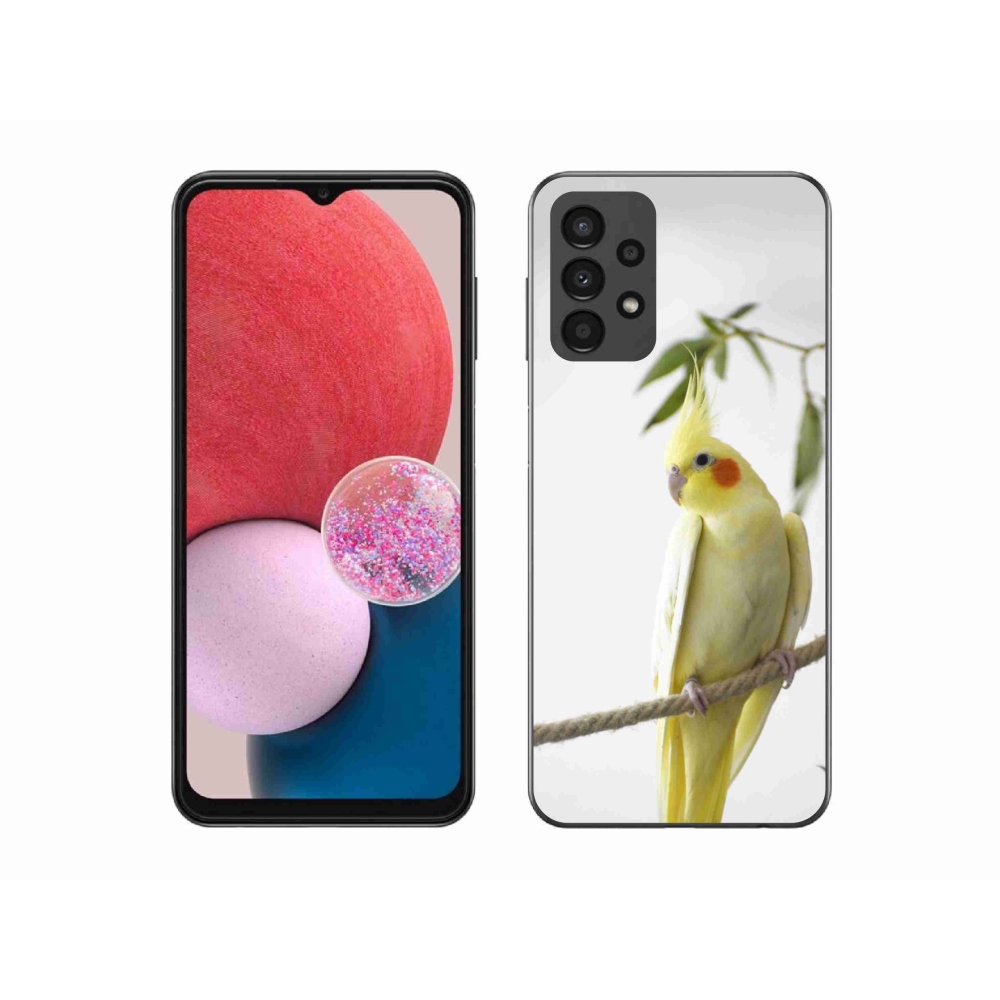 Gelový kryt mmCase na Samsung Galaxy A13 - papoušek korela chocholatá