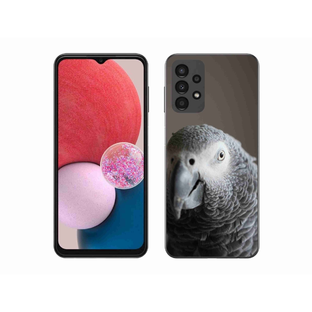 Gelový kryt mmCase na Samsung Galaxy A13 - papoušek žako 2