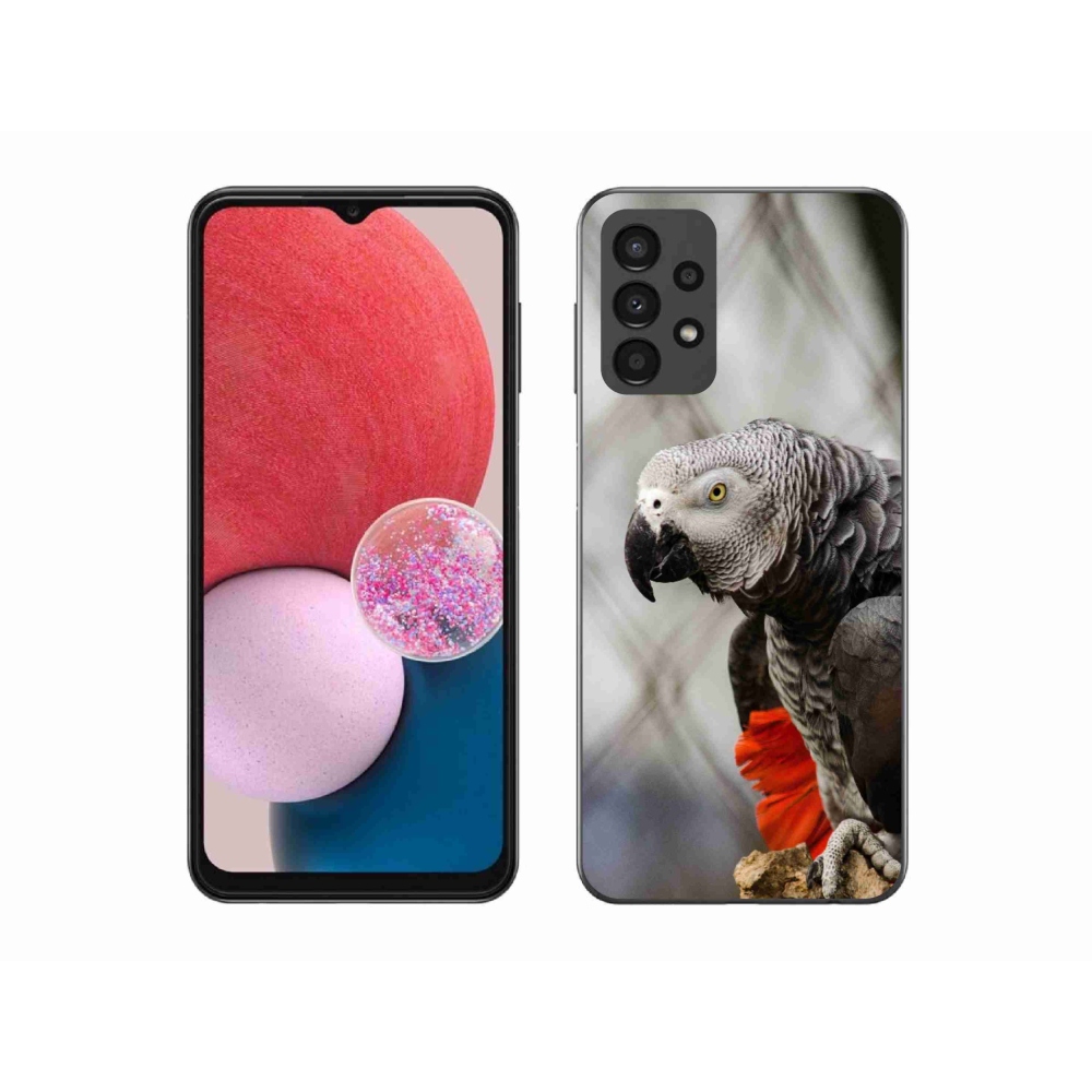 Gelový kryt mmCase na Samsung Galaxy A13 - papoušek žako 3