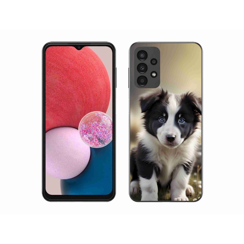 Gelový kryt mmCase na Samsung Galaxy A13 - roztomilá border kolie