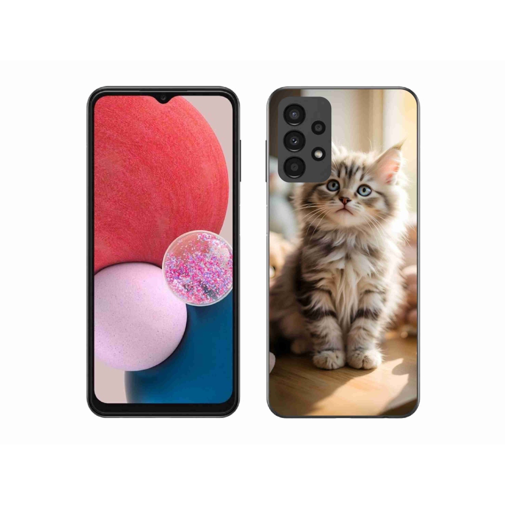 Gelový kryt mmCase na Samsung Galaxy A13 - roztomilé kotě 10