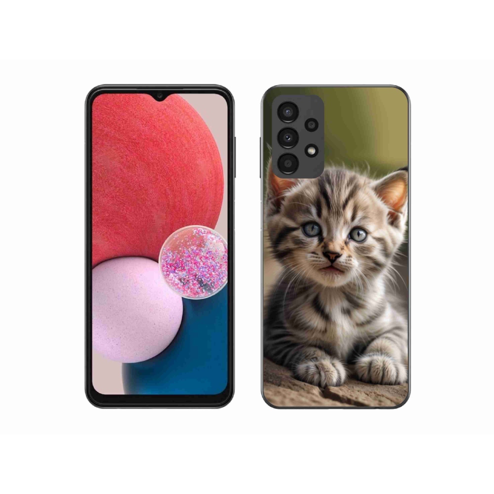 Gelový kryt mmCase na Samsung Galaxy A13 - roztomilé kotě 9