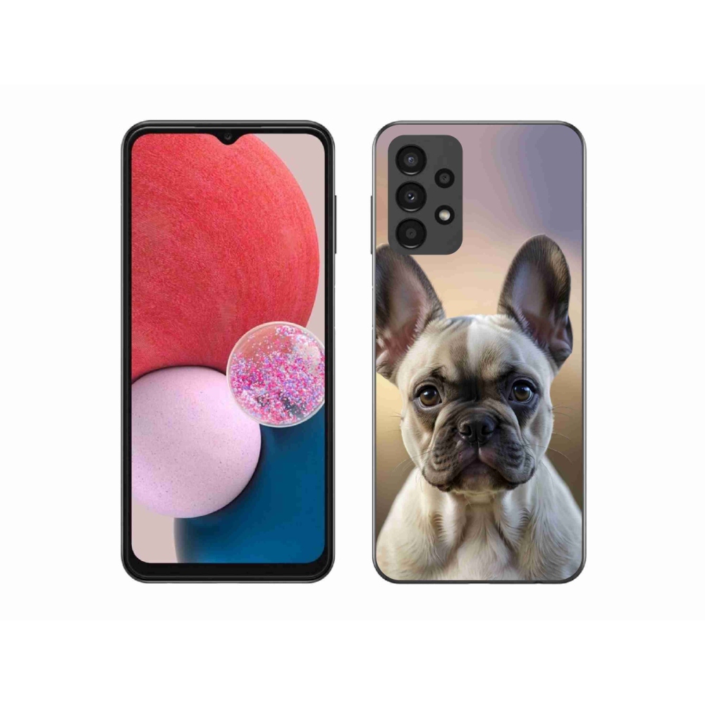 Gelový kryt mmCase na Samsung Galaxy A13 - roztomilý francouzský buldoček