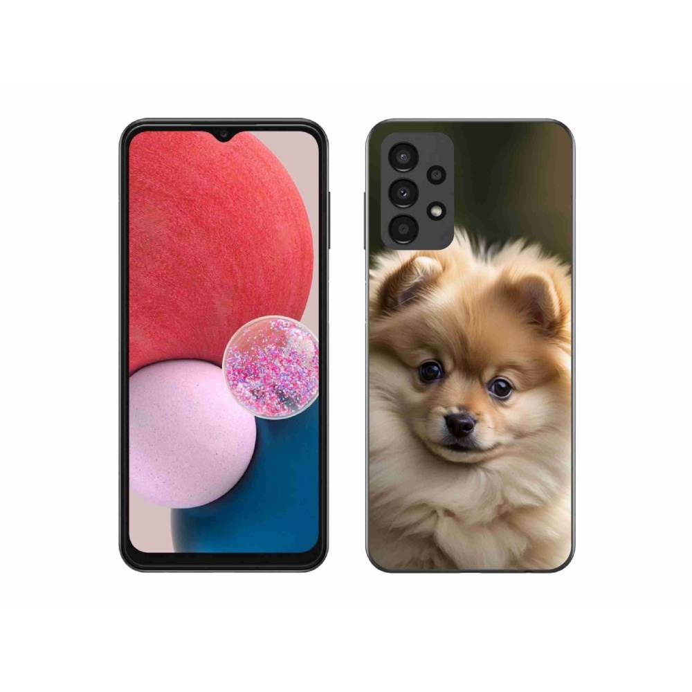 Gelový kryt mmCase na Samsung Galaxy A13 - roztomilý pomeranian 2