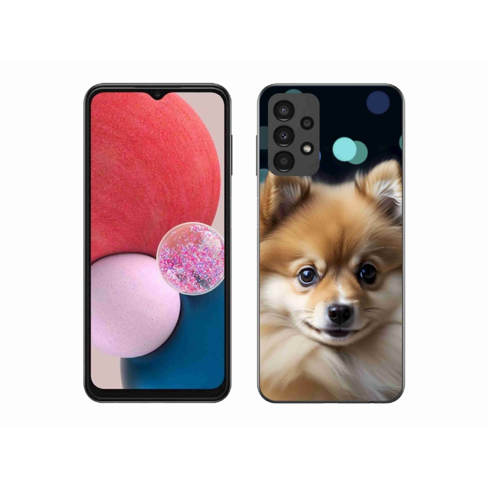 Gelový kryt mmCase na Samsung Galaxy A13 - roztomilý pomeranian