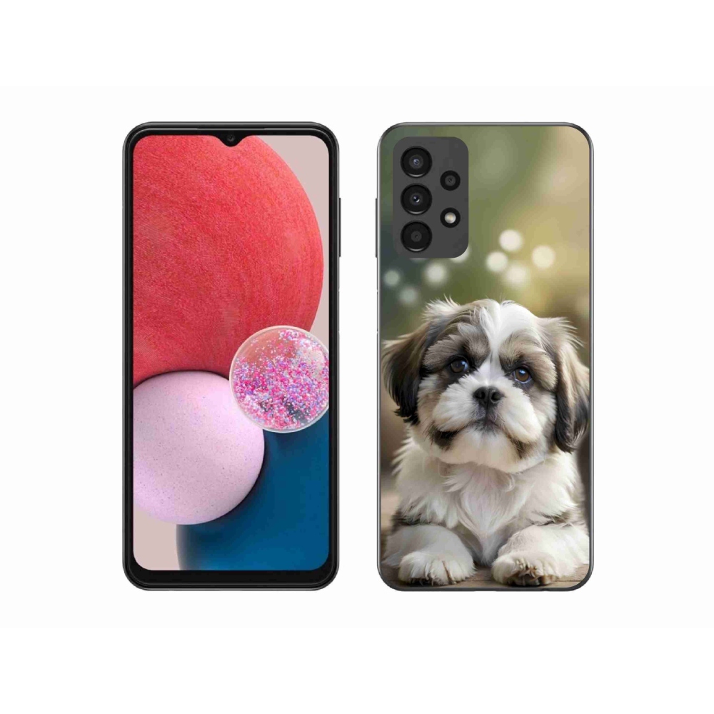 Gelový kryt mmCase na Samsung Galaxy A13 - roztomilý shih-tzu