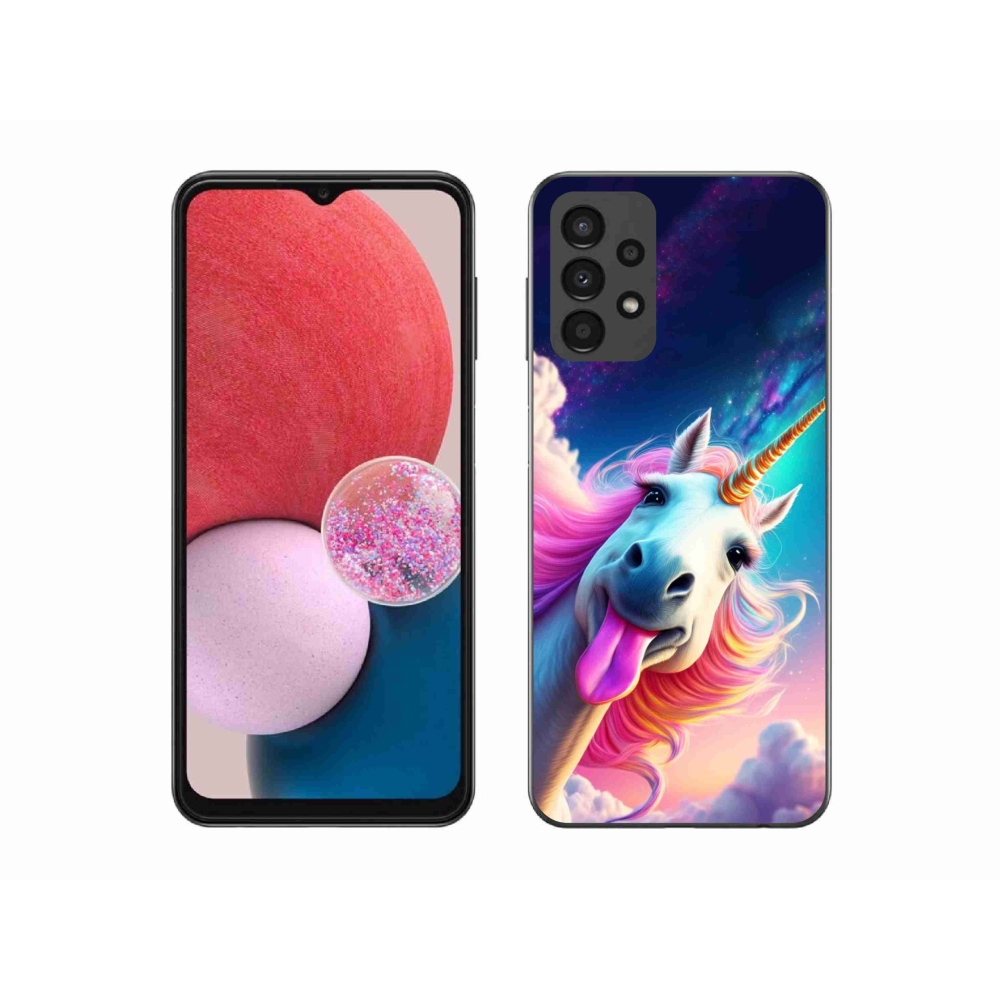 Gelový kryt mmCase na Samsung Galaxy A13 - šílený jednorožec