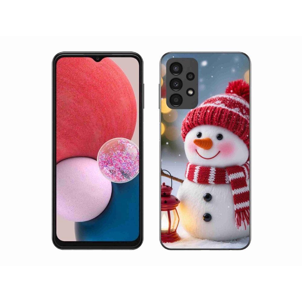 Gelový kryt mmCase na Samsung Galaxy A13 - sněhulák 2
