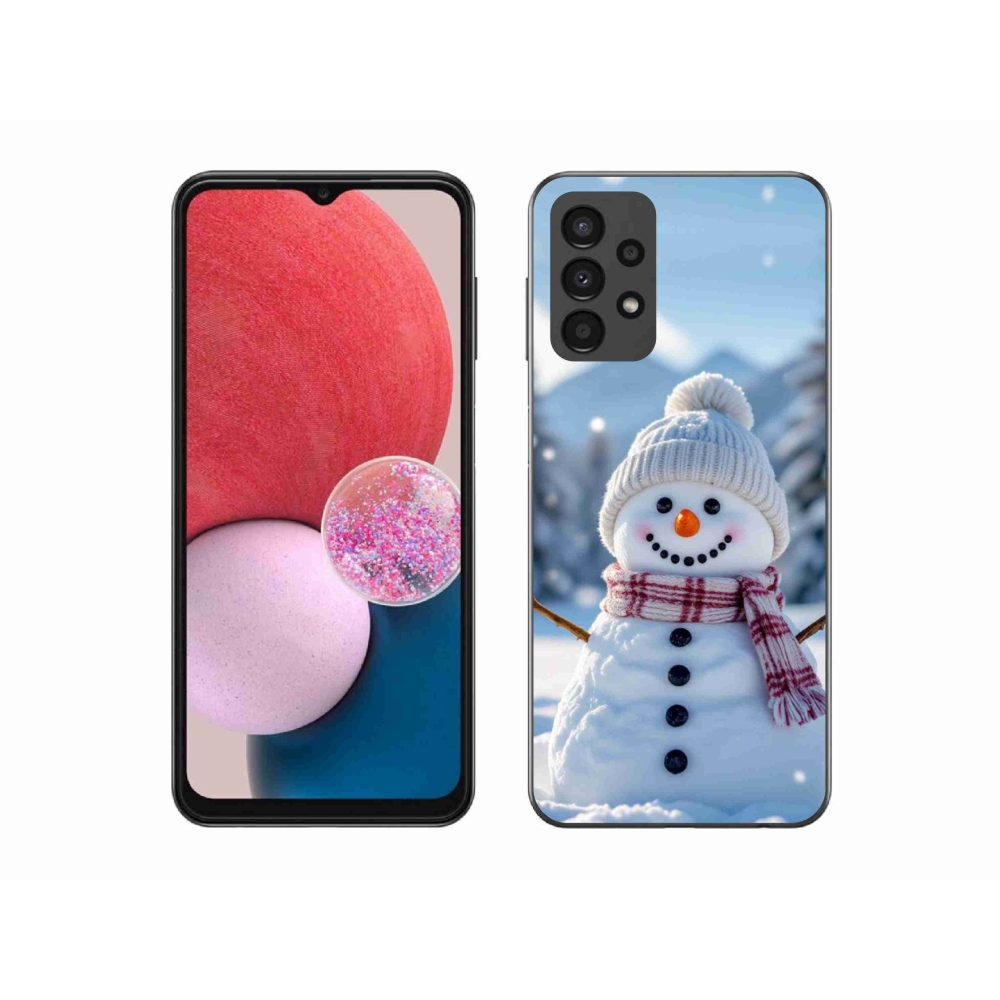 Gelový kryt mmCase na Samsung Galaxy A13 - sněhulák 3