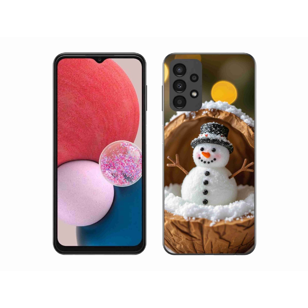 Gelový kryt mmCase na Samsung Galaxy A13 - sněhulák 4