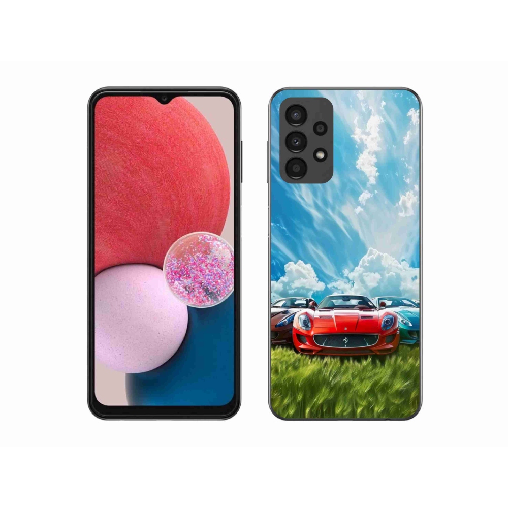 Gelový kryt mmCase na Samsung Galaxy A13 - sportovní vozy