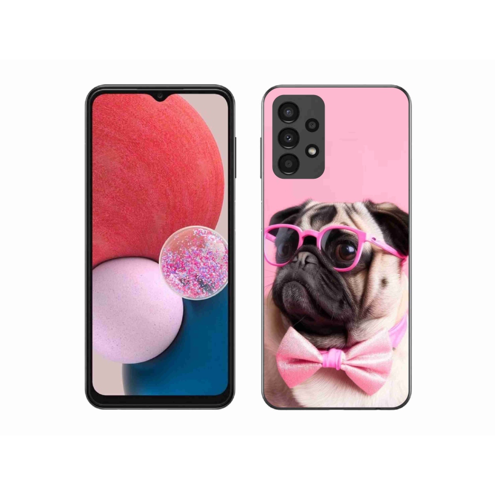 Gelový kryt mmCase na Samsung Galaxy A13 - stylový mops