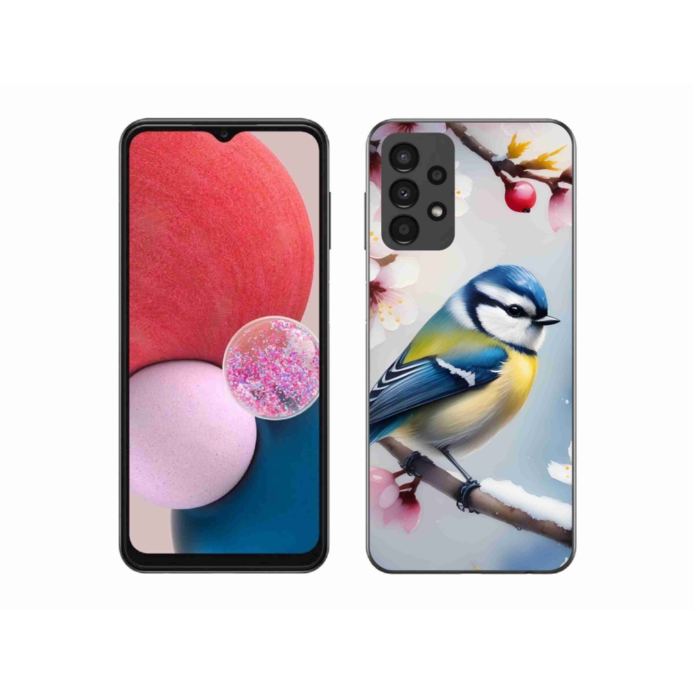 Gelový kryt mmCase na Samsung Galaxy A13 - sýkorka