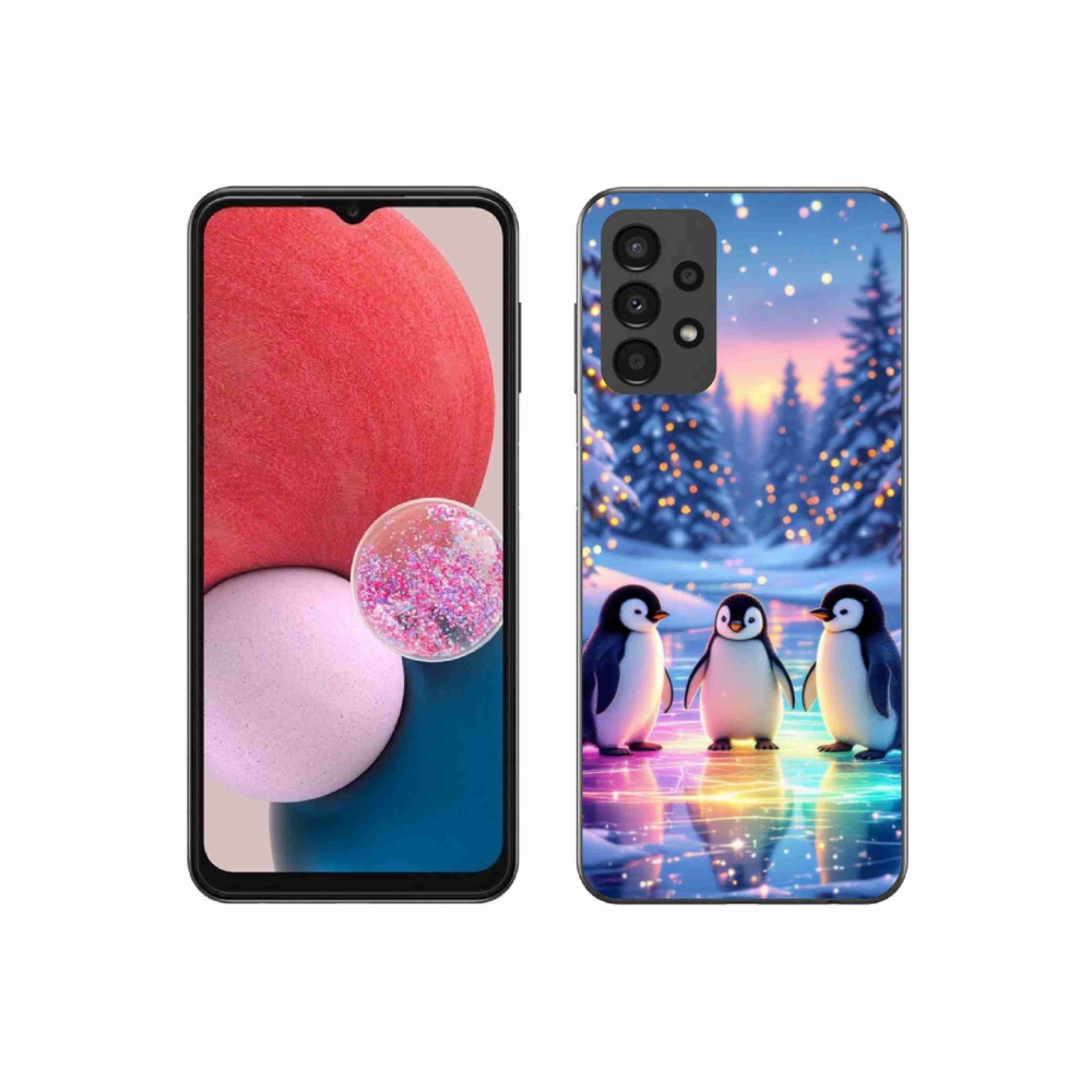 Gelový kryt mmCase na Samsung Galaxy A13 - tučnáci