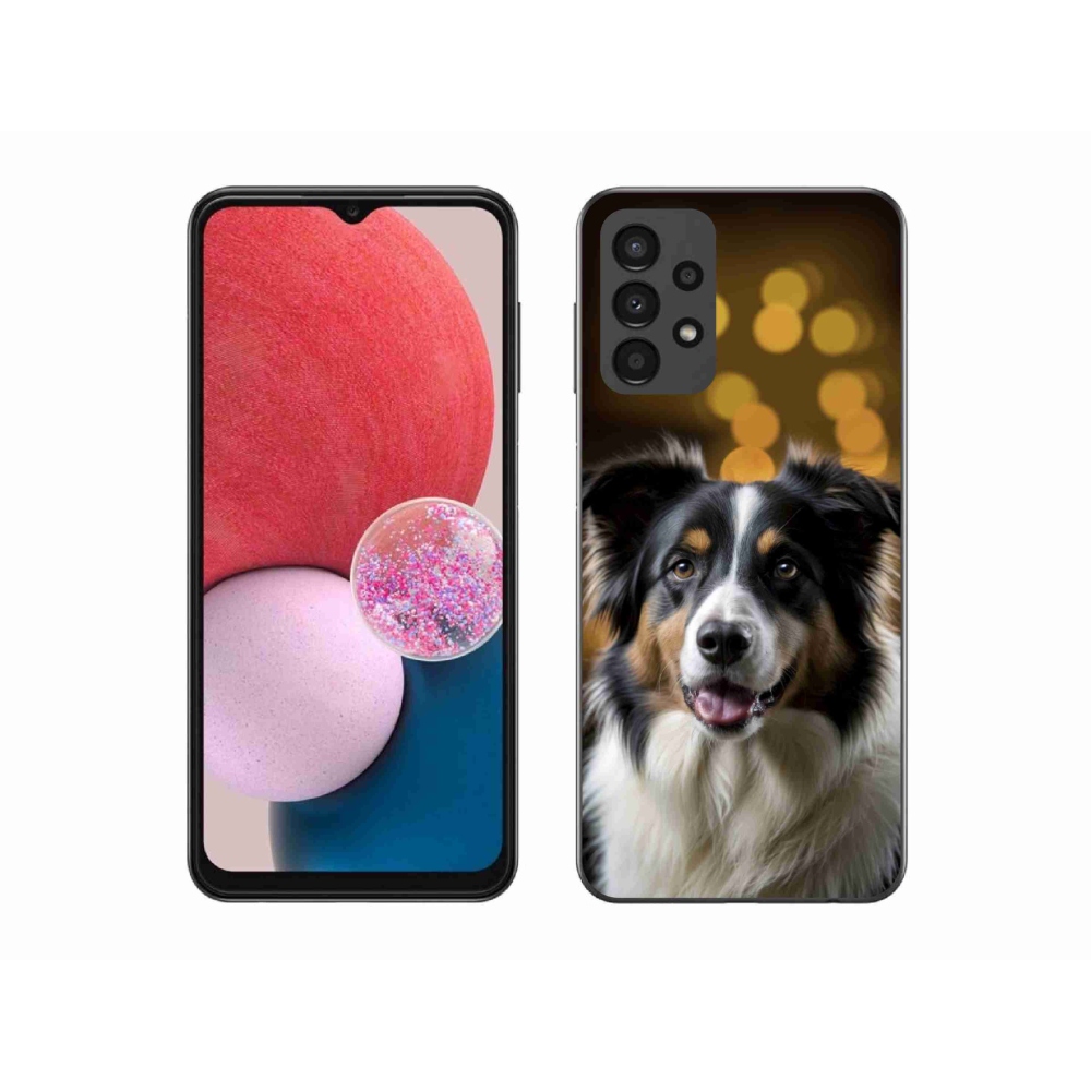 Gelový kryt mmCase na Samsung Galaxy A13 - usměvavý australský ovčák