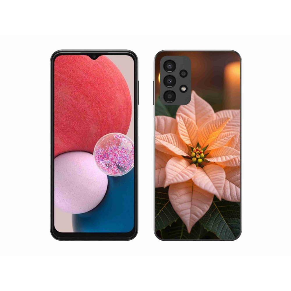 Gelový kryt mmCase na Samsung Galaxy A13 - vánoční hvězda