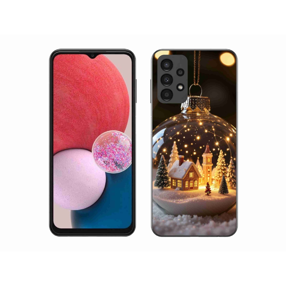 Gelový kryt mmCase na Samsung Galaxy A13 - vánoční koule 3