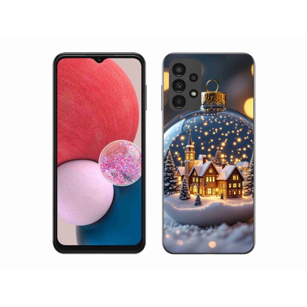 Gelový kryt mmCase na Samsung Galaxy A13 - vánoční koule 4