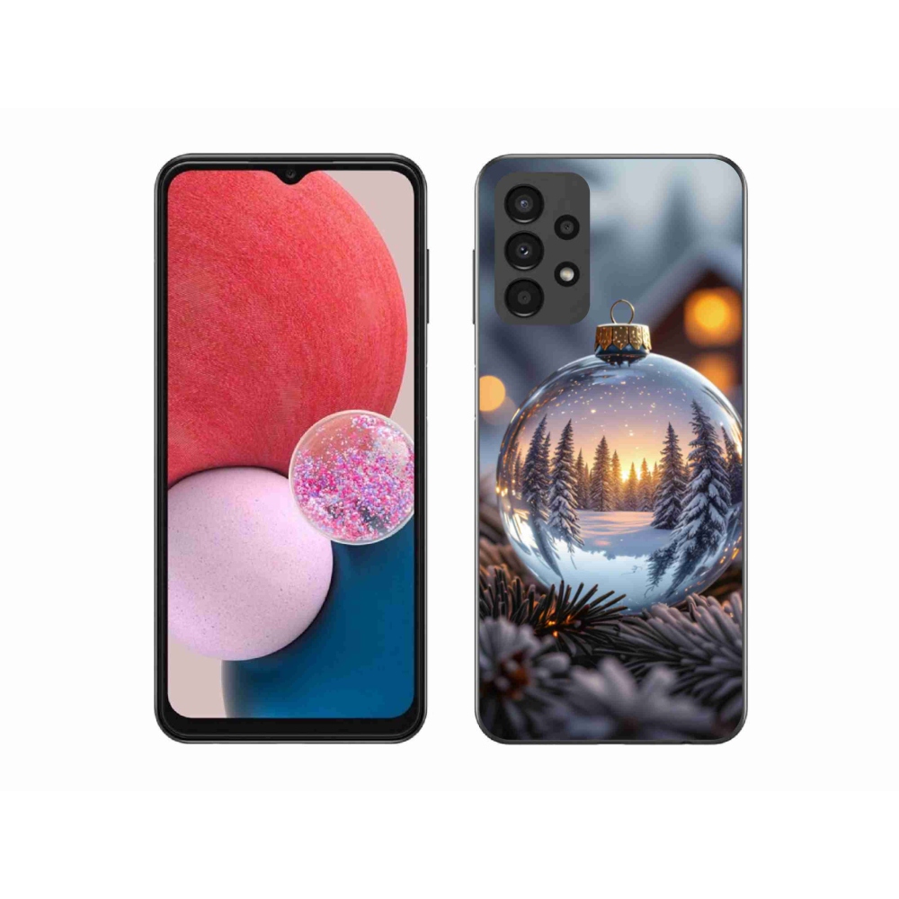 Gelový kryt mmCase na Samsung Galaxy A13 - vánoční ozdoba