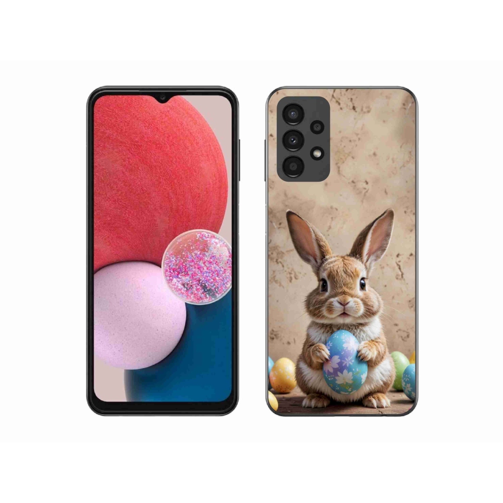 Gelový kryt mmCase na Samsung Galaxy A13 - velikonoční králíček