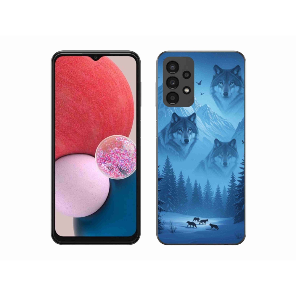 Gelový kryt mmCase na Samsung Galaxy A13 - vlčí smečka