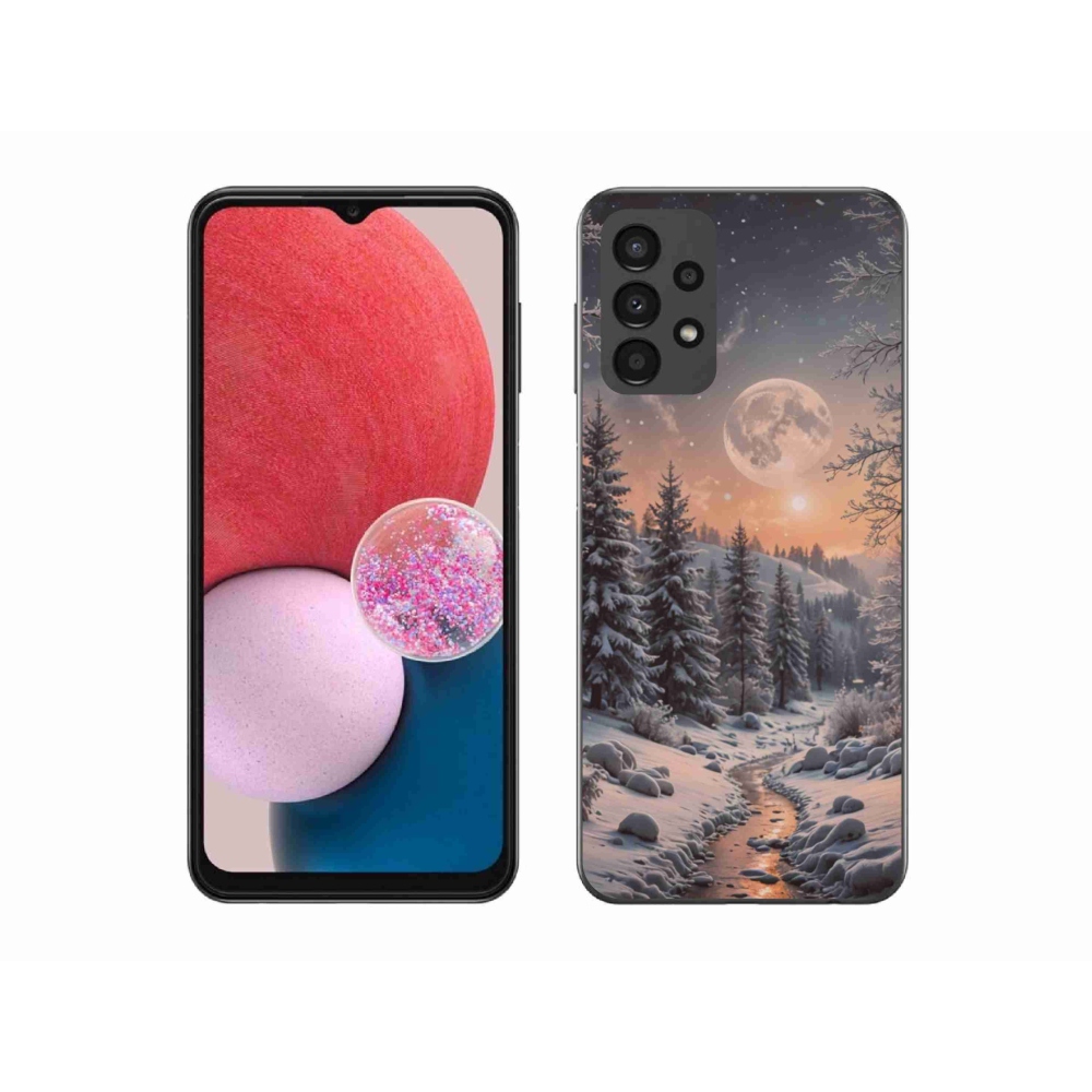 Gelový kryt mmCase na Samsung Galaxy A13 - zimní krajina 2