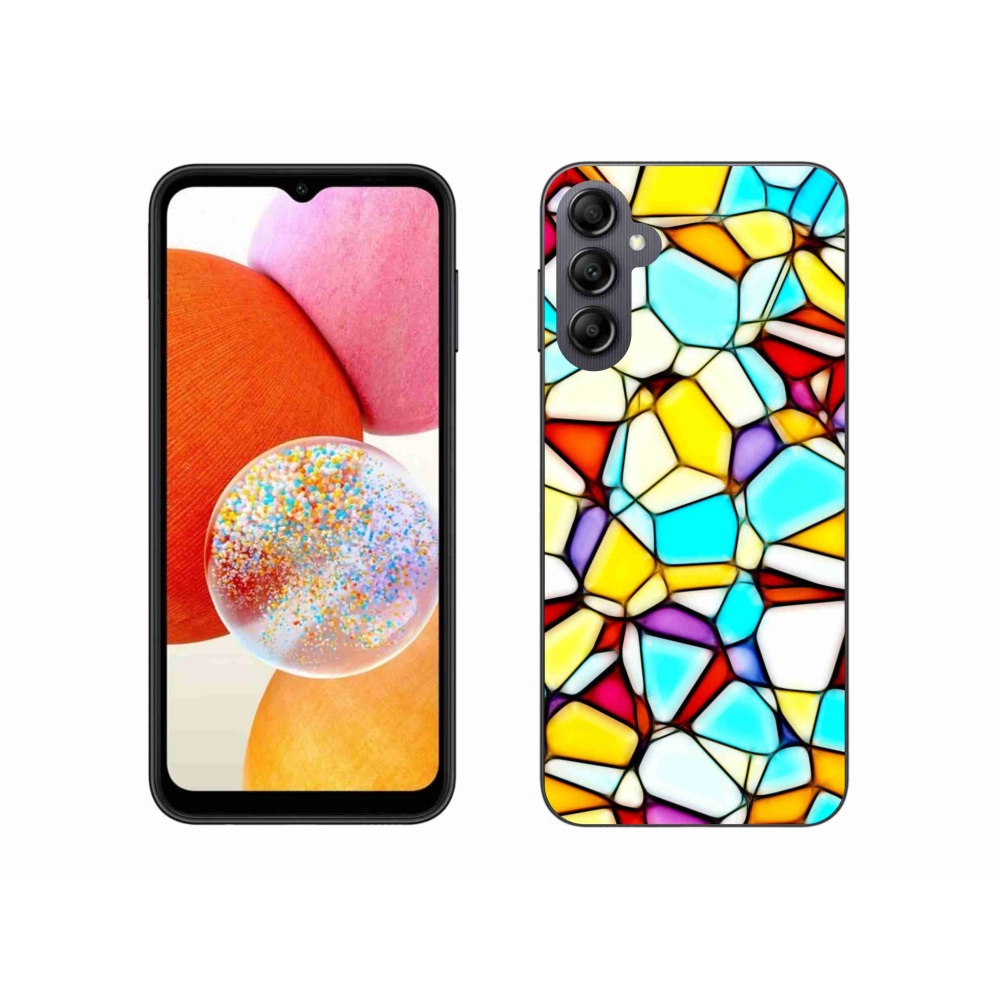 Gelový kryt mmCase na Samsung Galaxy A14 4G/5G - abstraktní motiv 40