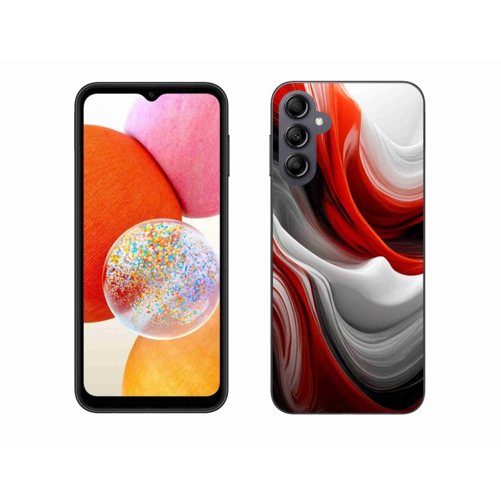 Gelový kryt mmCase na Samsung Galaxy A14 4G/5G - abstraktní motiv 47