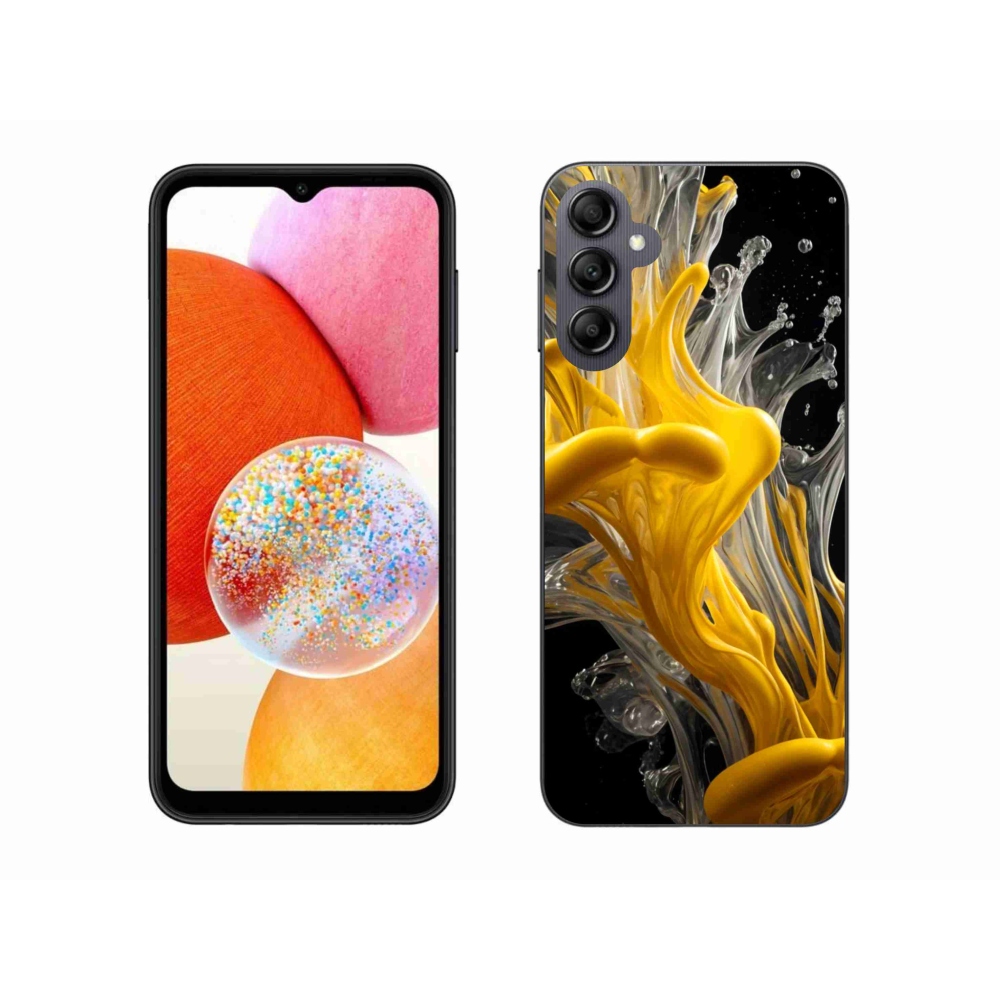 Gelový kryt mmCase na Samsung Galaxy A14 4G/5G - abstraktní motiv 48