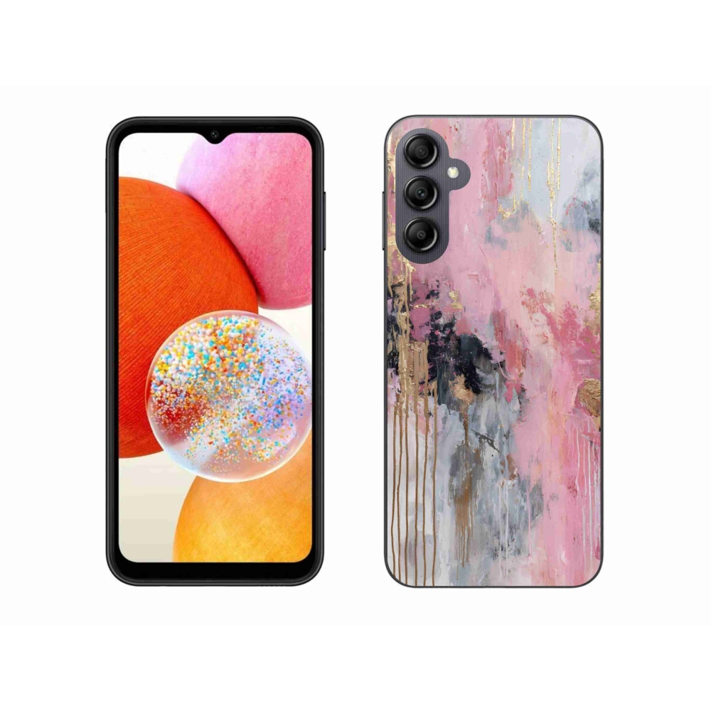 Gelový kryt mmCase na Samsung Galaxy A14 4G/5G - abstraktní motiv 49