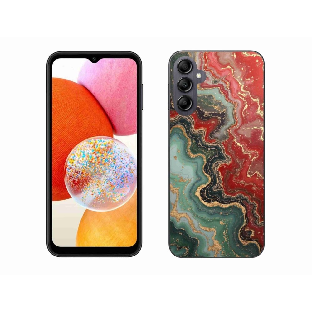 Gelový kryt mmCase na Samsung Galaxy A14 4G/5G - abstraktní motiv 55