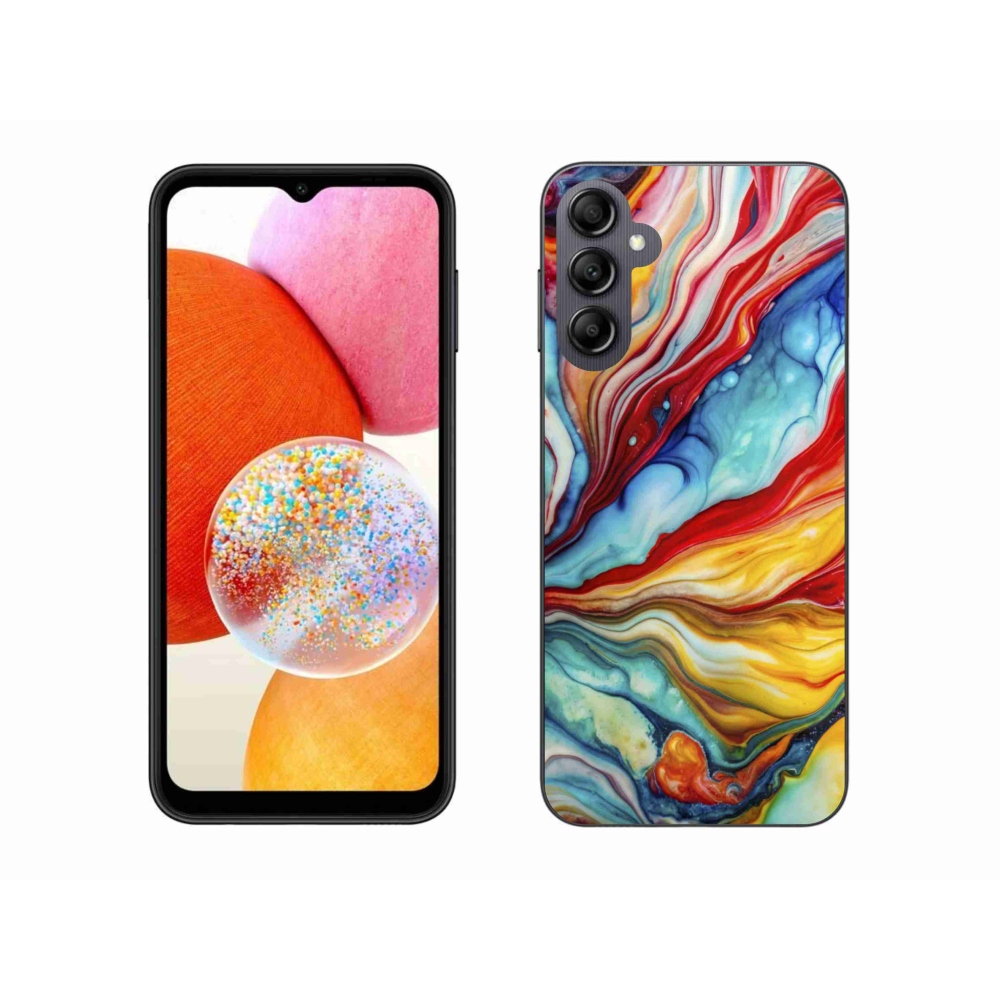Gelový kryt mmCase na Samsung Galaxy A14 4G/5G - abstraktní motiv 58