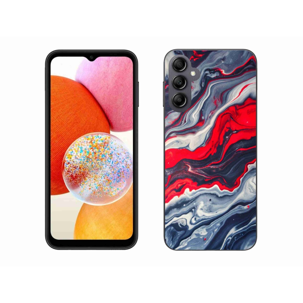 Gelový kryt mmCase na Samsung Galaxy A14 4G/5G - abstraktní motiv 59
