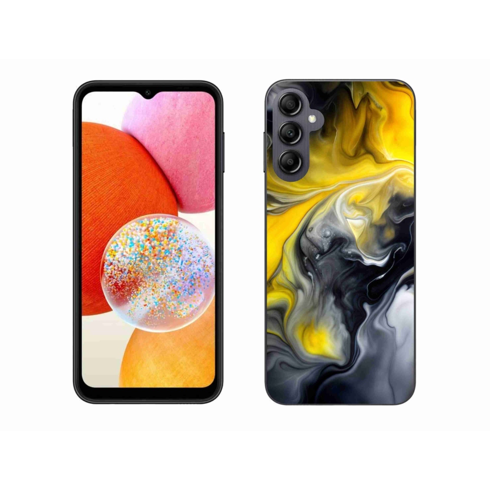 Gelový kryt mmCase na Samsung Galaxy A14 4G/5G - abstraktní motiv 60