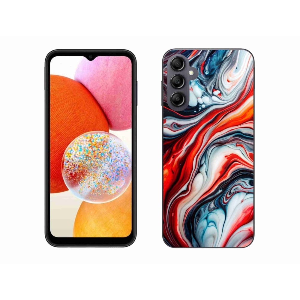 Gelový kryt mmCase na Samsung Galaxy A14 4G/5G - abstraktní motiv 63