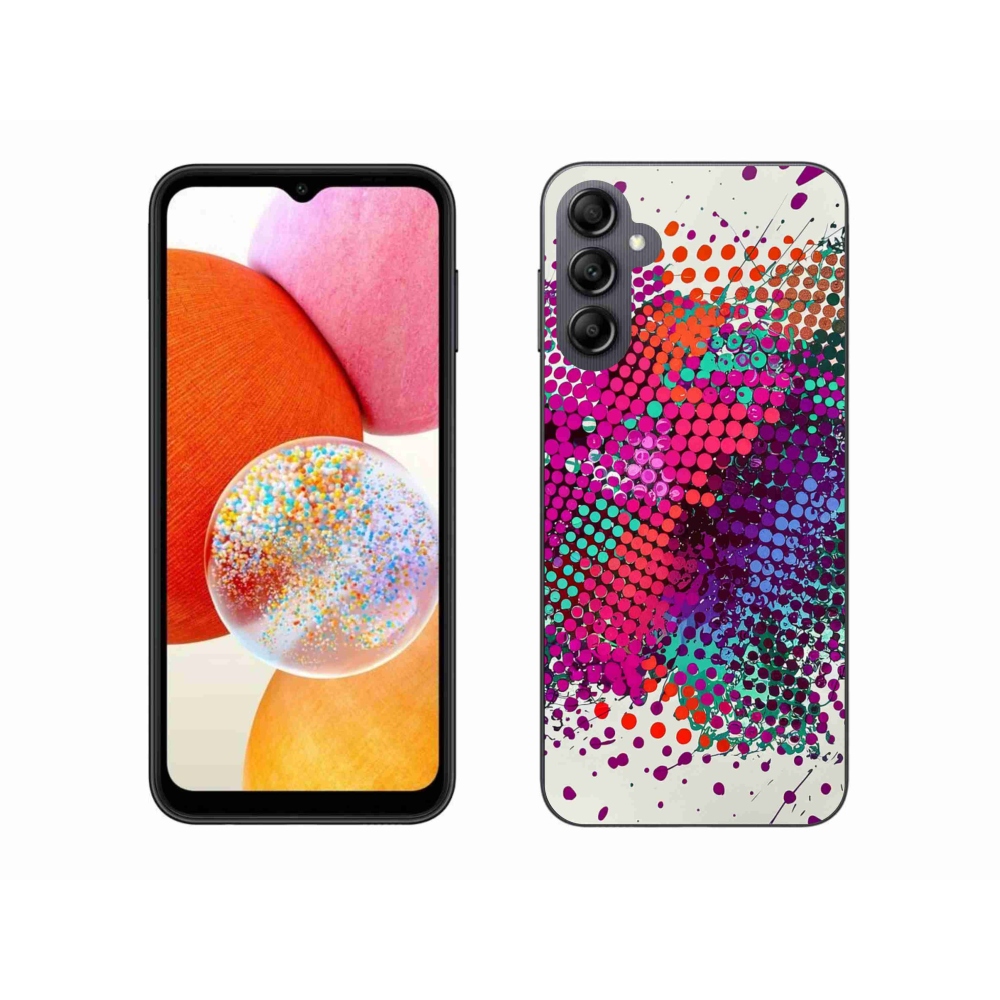 Gelový kryt mmCase na Samsung Galaxy A14 4G/5G - abstraktní motiv 65