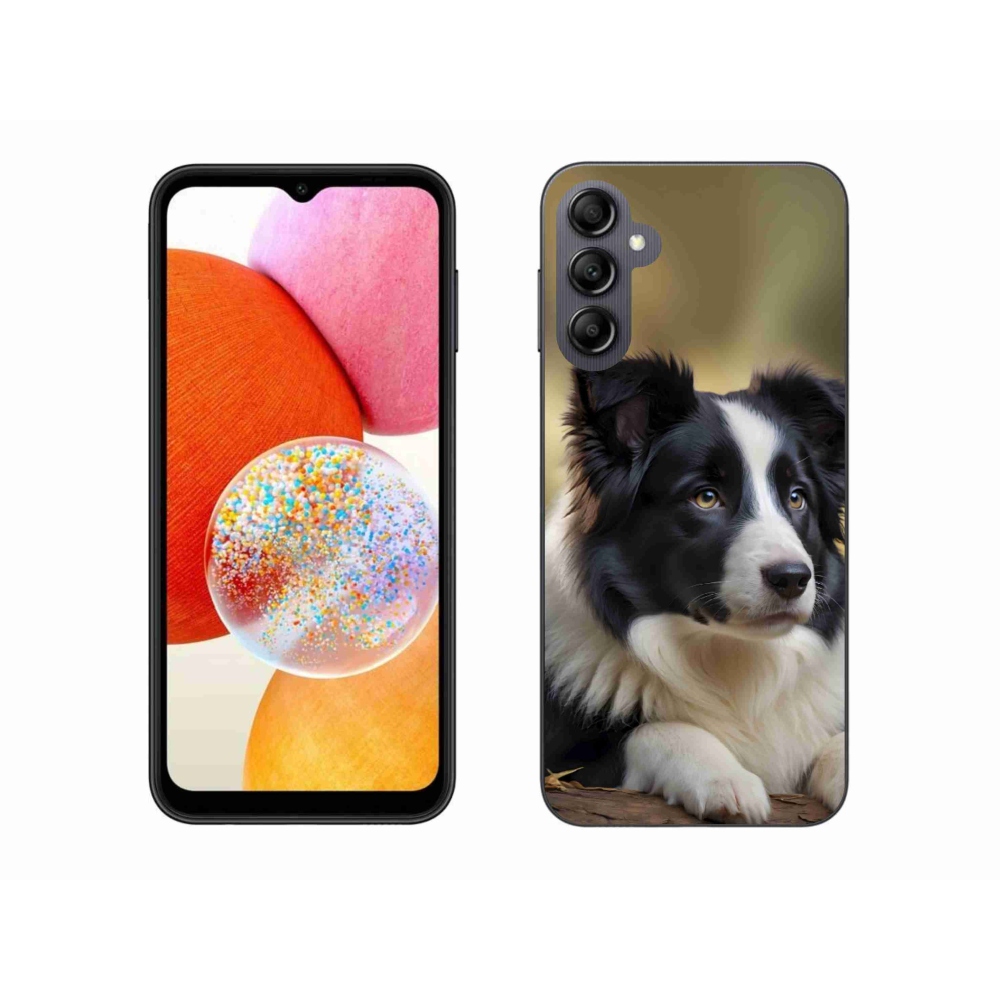 Gelový kryt mmCase na Samsung Galaxy A14 4G/5G - border kolie 2