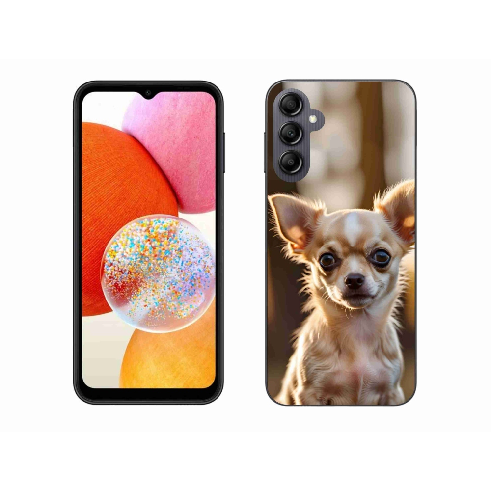 Gelový kryt mmCase na Samsung Galaxy A14 4G/5G - čivava 6