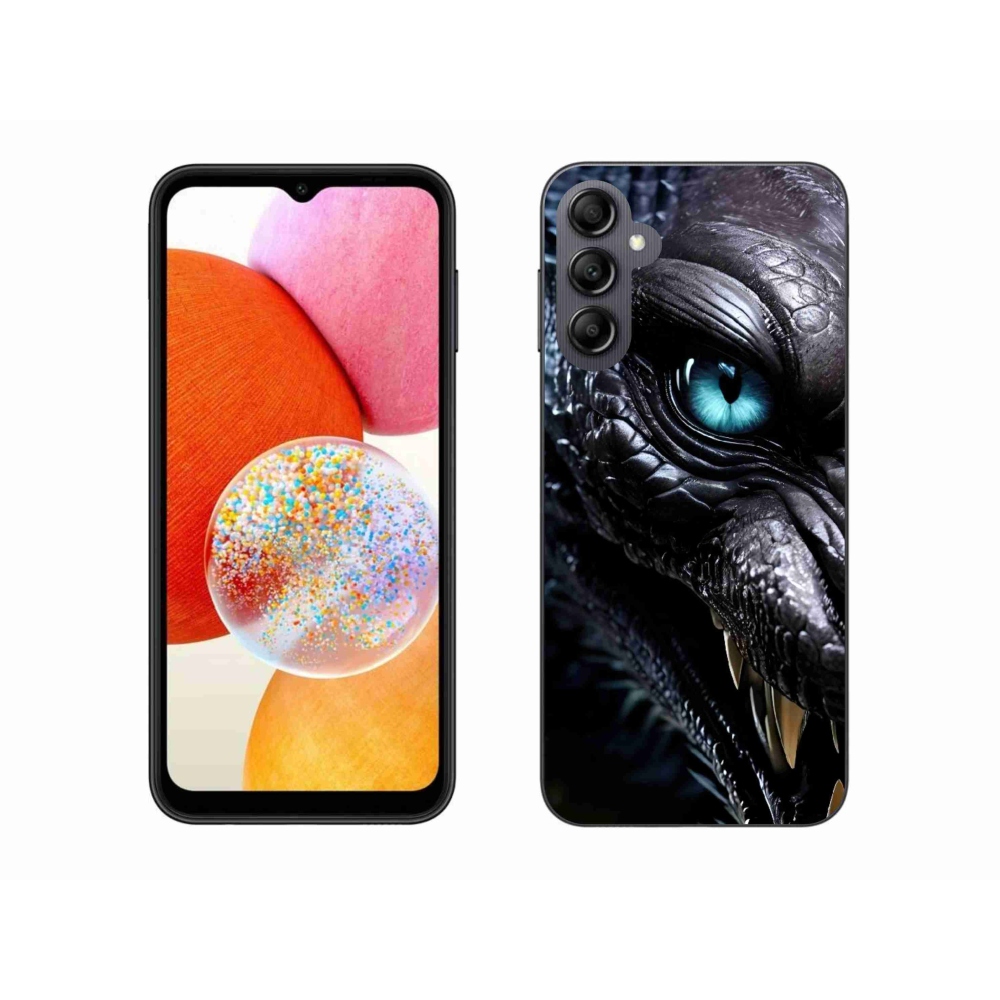 Gelový kryt mmCase na Samsung Galaxy A14 4G/5G - dračí pohled