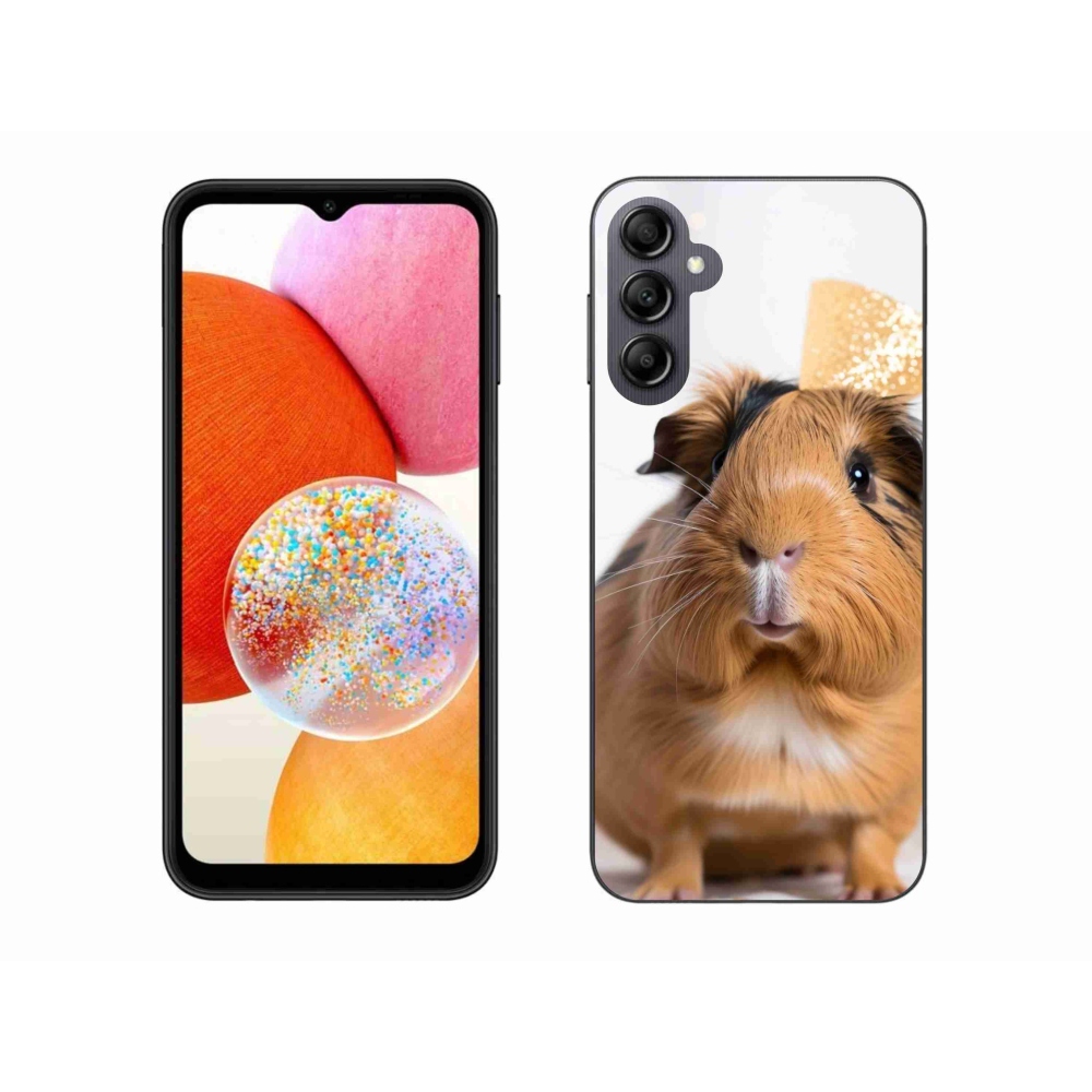 Gelový kryt mmCase na Samsung Galaxy A14 4G/5G - hnědé morče