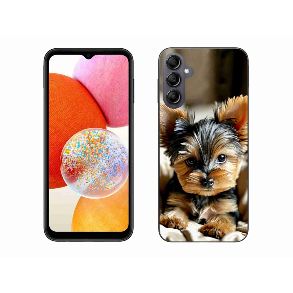 Gelový kryt mmCase na Samsung Galaxy A14 4G/5G - jorkšír 11