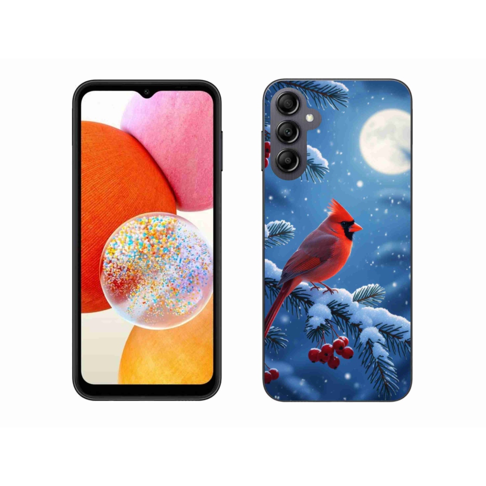 Gelový kryt mmCase na Samsung Galaxy A14 4G/5G - kardinál červený