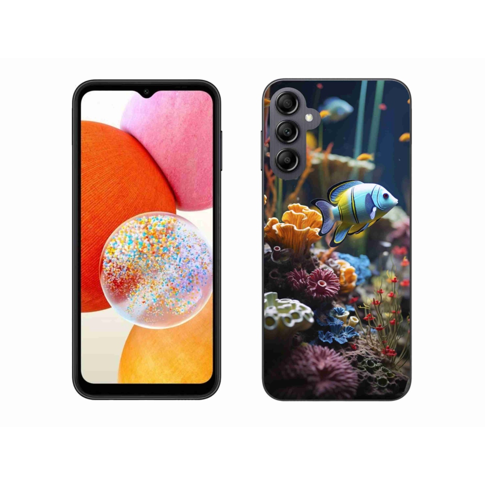 Gelový kryt mmCase na Samsung Galaxy A14 4G/5G - mořský svět 5