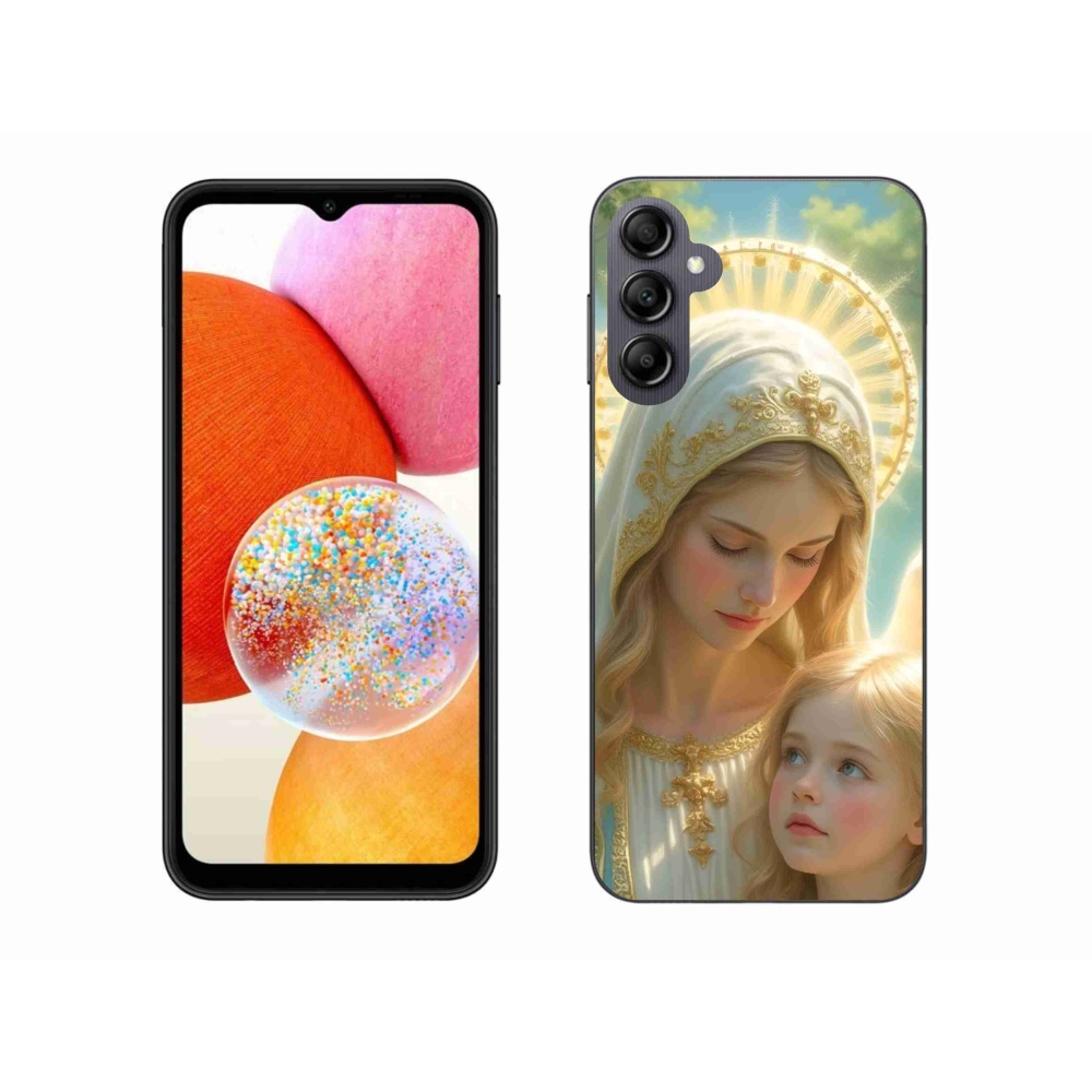 Gelový kryt mmCase na Samsung Galaxy A14 4G/5G - náboženský motiv 2