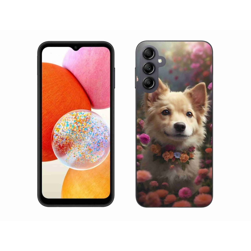 Gelový kryt mmCase na Samsung Galaxy A14 4G/5G - německý špic