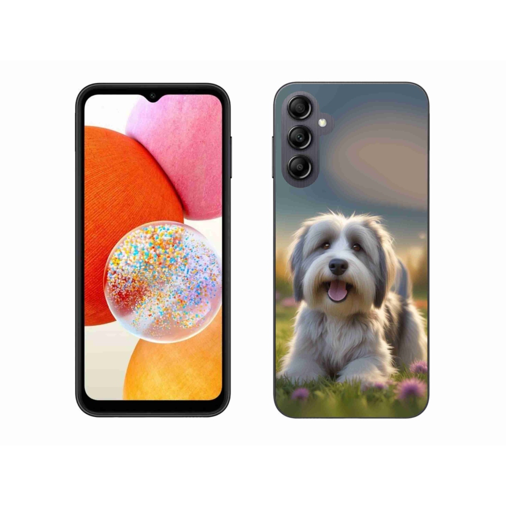 Gelový kryt mmCase na Samsung Galaxy A14 4G/5G - roztomilý havanský psík