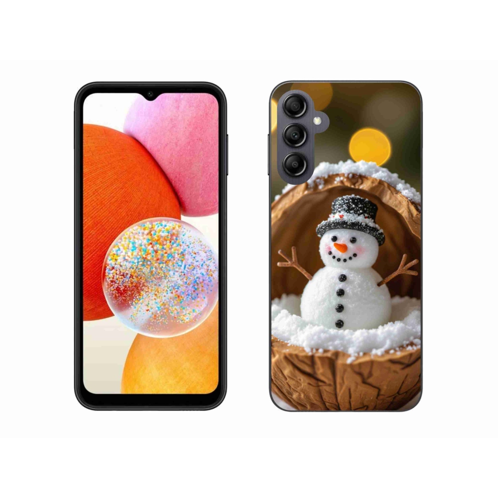 Gelový kryt mmCase na Samsung Galaxy A14 4G/5G - sněhulák 4
