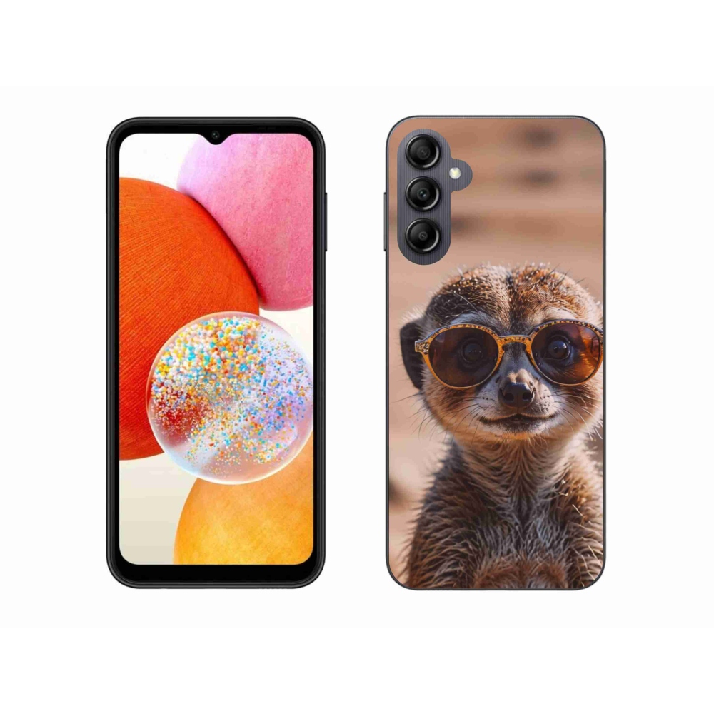 Gelový kryt mmCase na Samsung Galaxy A14 4G/5G - stylová surikata