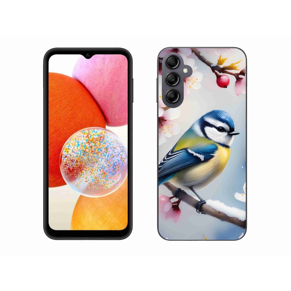 Gelový kryt mmCase na Samsung Galaxy A14 4G/5G - sýkorka